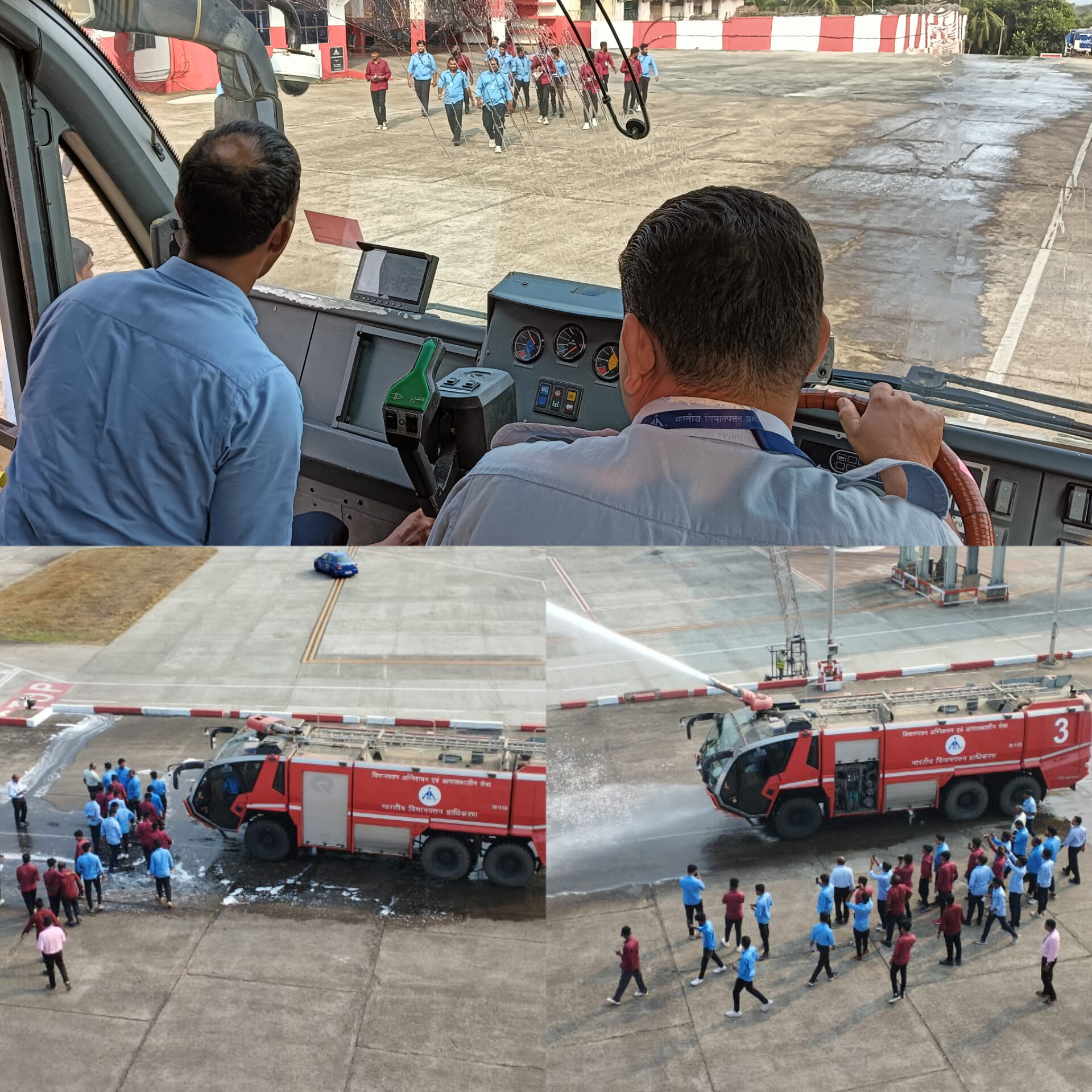 CALICUT AIRPORT FIRE SERVICE TRAINING ON 14TH MARCH 2024