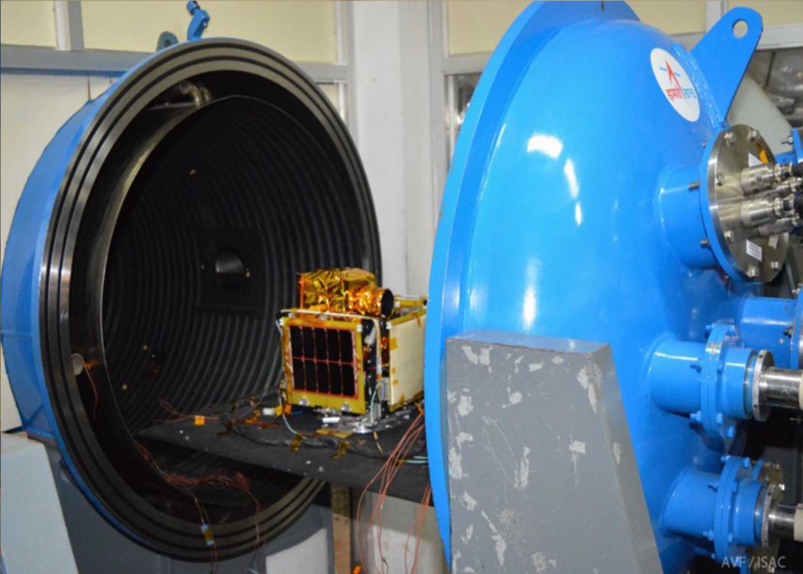 NIUSAT inside Thermo Vacuum